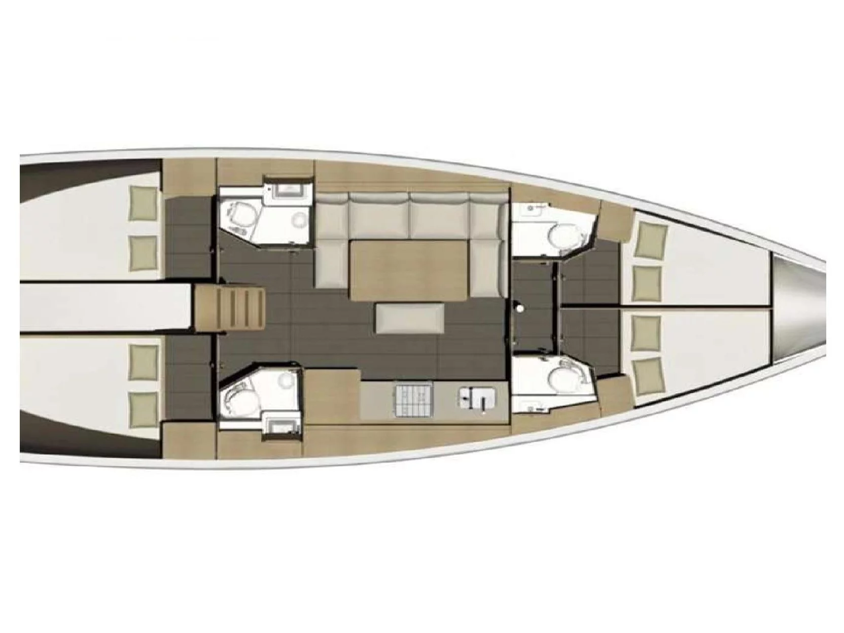 Dufour 460 Grand Large (Sonia) Plan image - 12
