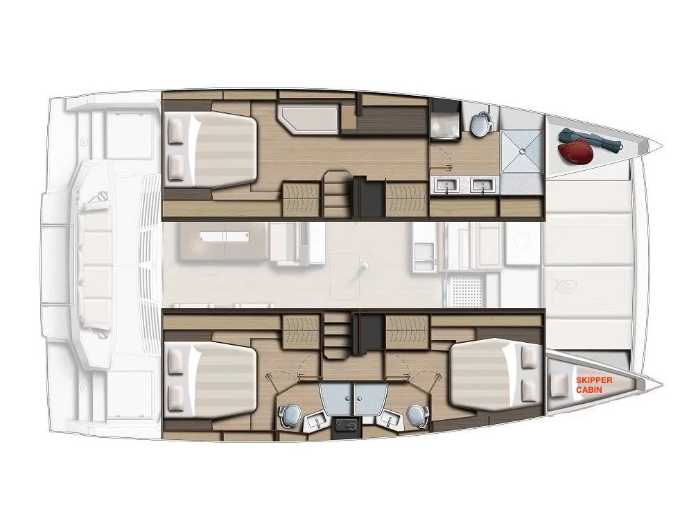 Bali 4.4 Bliss (BLISS LUXURY CATAMARAN) Plan image - 14