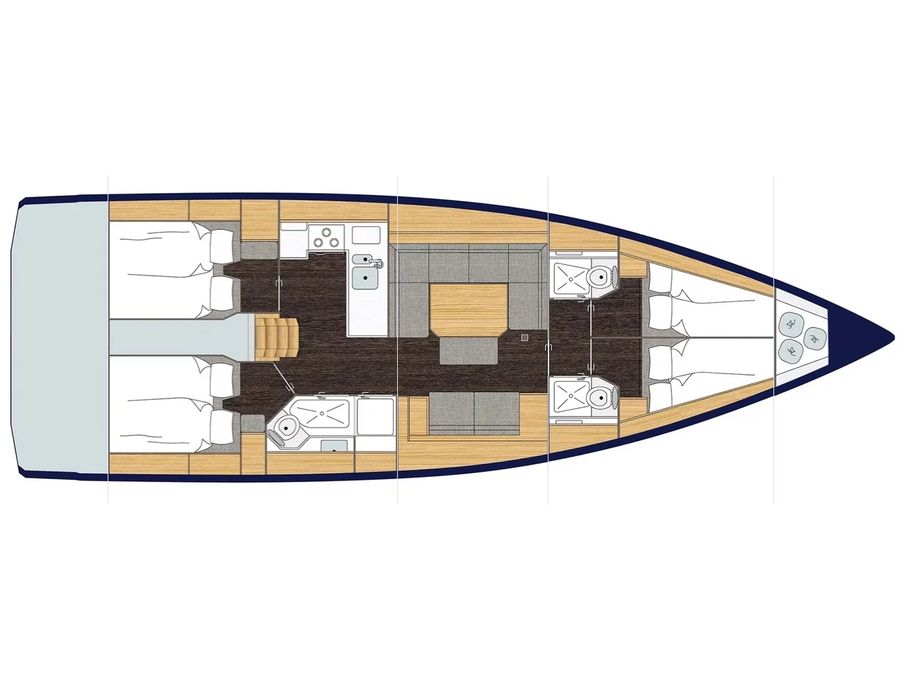 Bavaria C45 (Barbagiannis) Interior image - 20