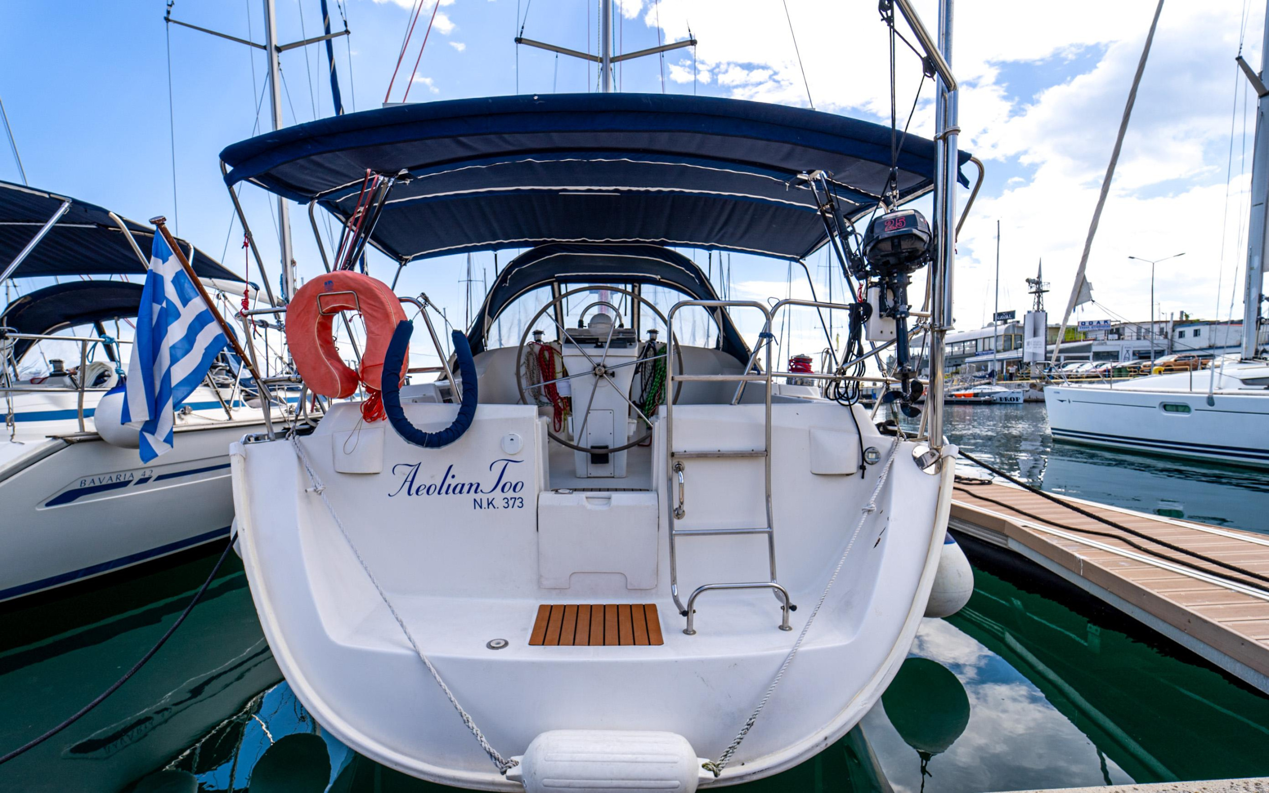 Photo #9 - Oceanis 393 Clipper (Aeolian Too (Solar, heating, Plotter)) en Kavala - 13590