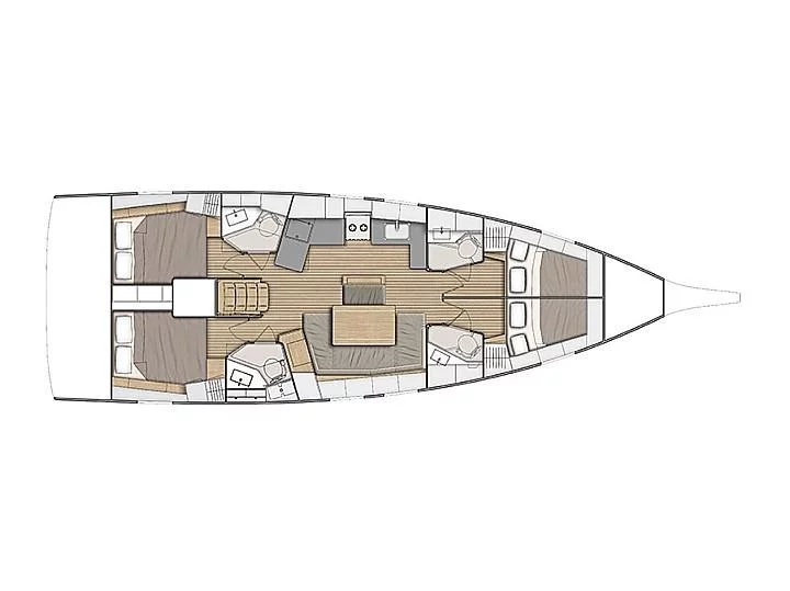 Oceanis 46.1 (Ethereal) Plan image - 17