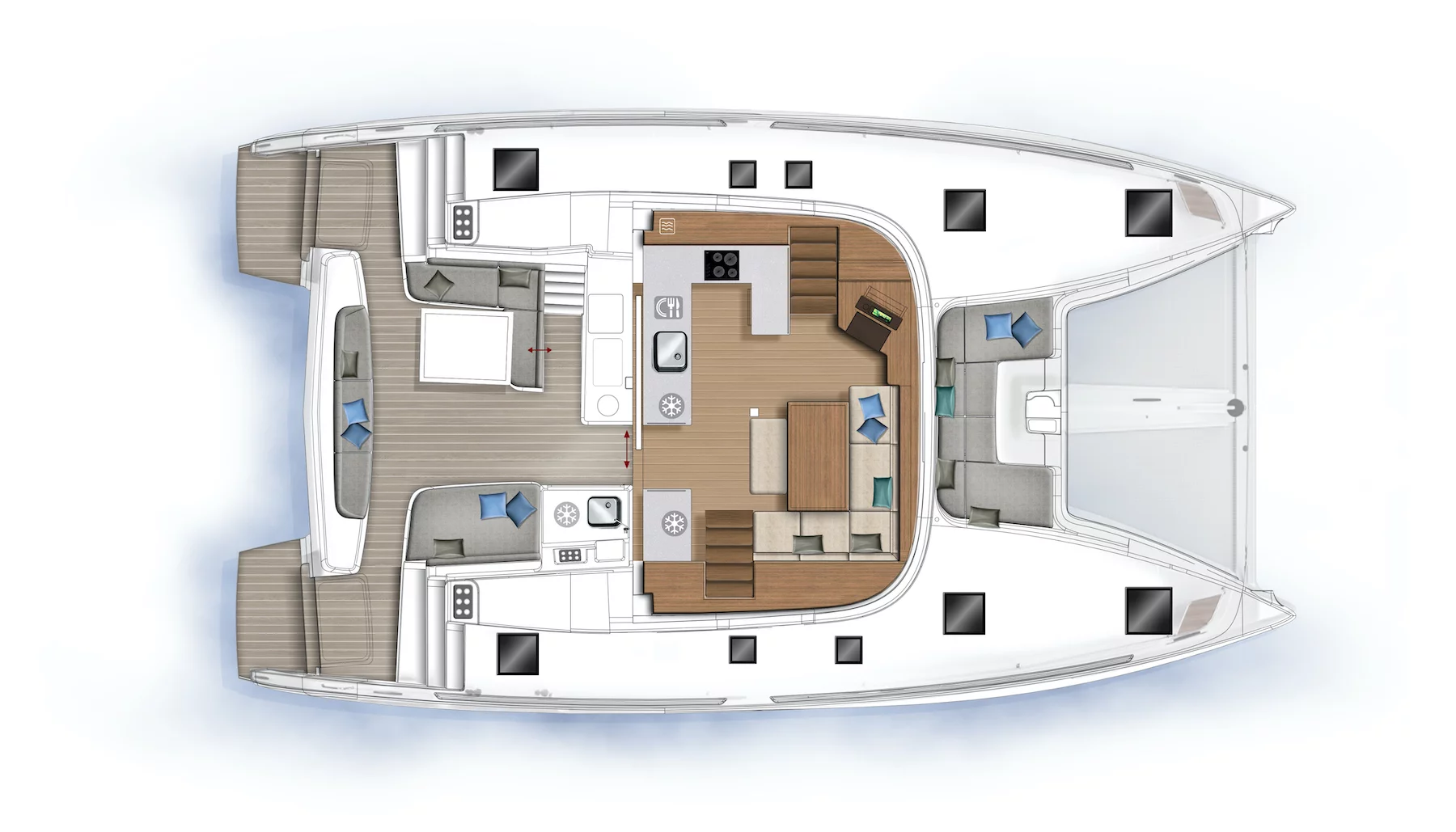 Lagoon 46 OW (BYC PARATY)  - 5