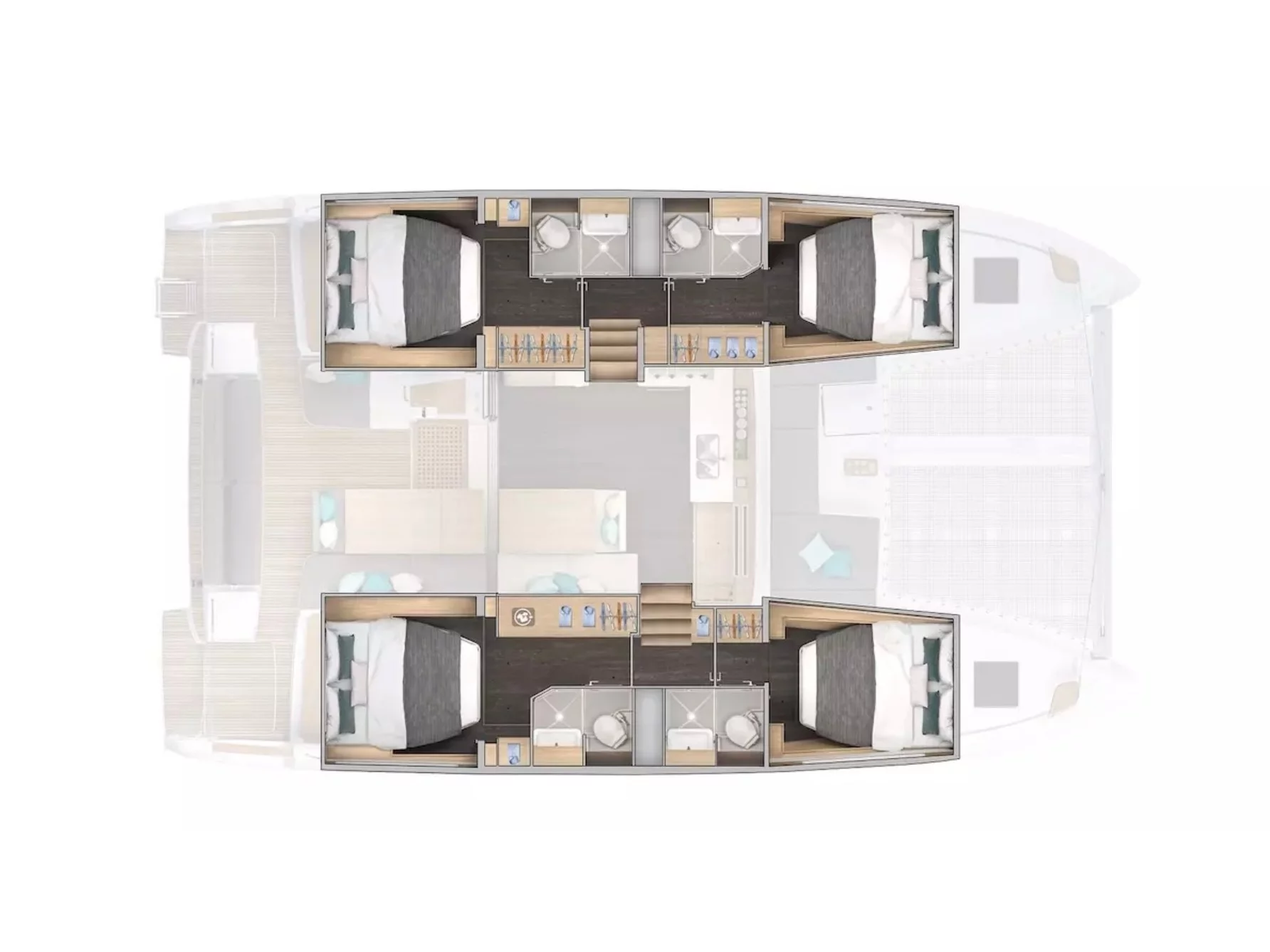 Lagoon 43 (Nuvola) Plan image - 3