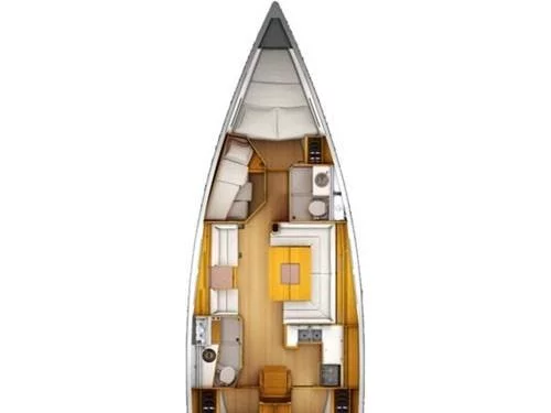 Sun Odyssey 439 (Lucky 7 - Refit 2021) Plan image - 12