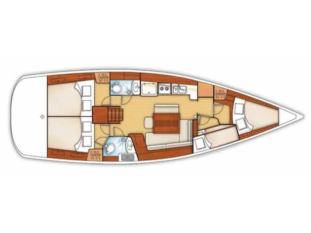 Beneteau 43 (Errika) Plan image - 12