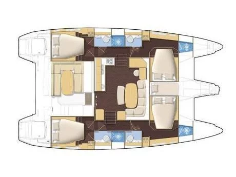 Lagoon 420 (Vegas - ( - - Refit 2021)) Plan image - 4