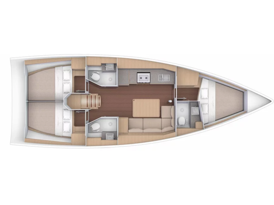 Dufour 390 Grand Large (Arya) Plan image - 10