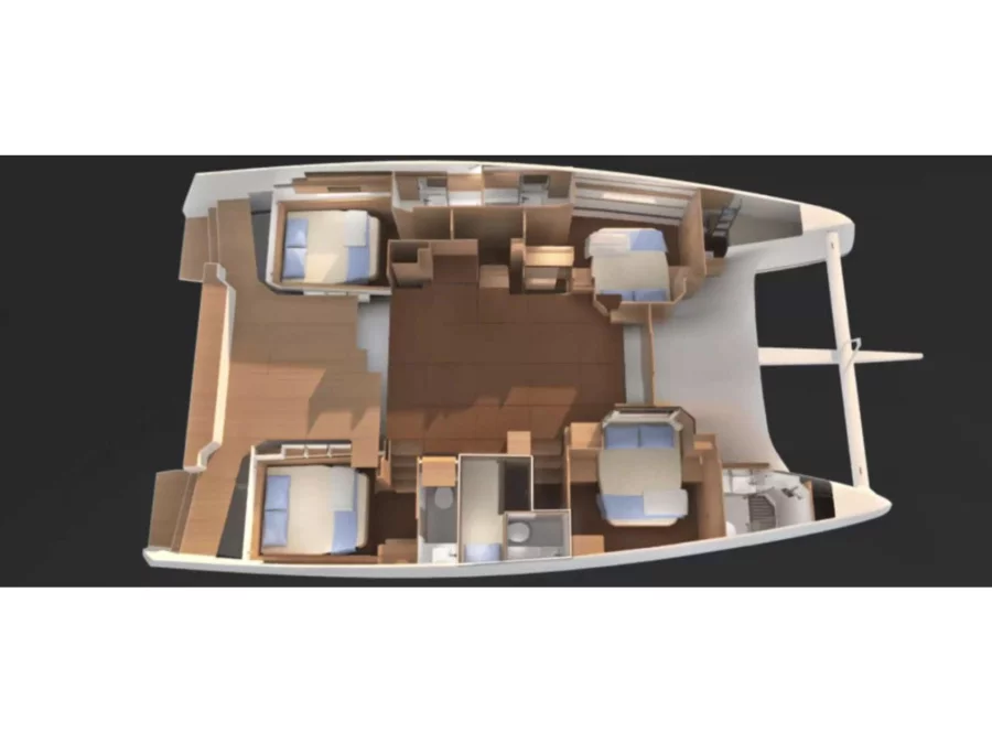 Dufour Catamaran 48 (Dream) Plan image - 19