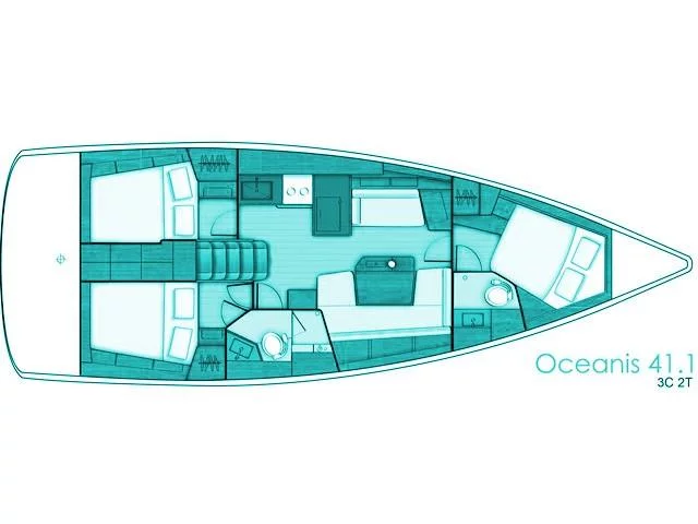 Oceanis 41.1 (Maera) Plan image - 8