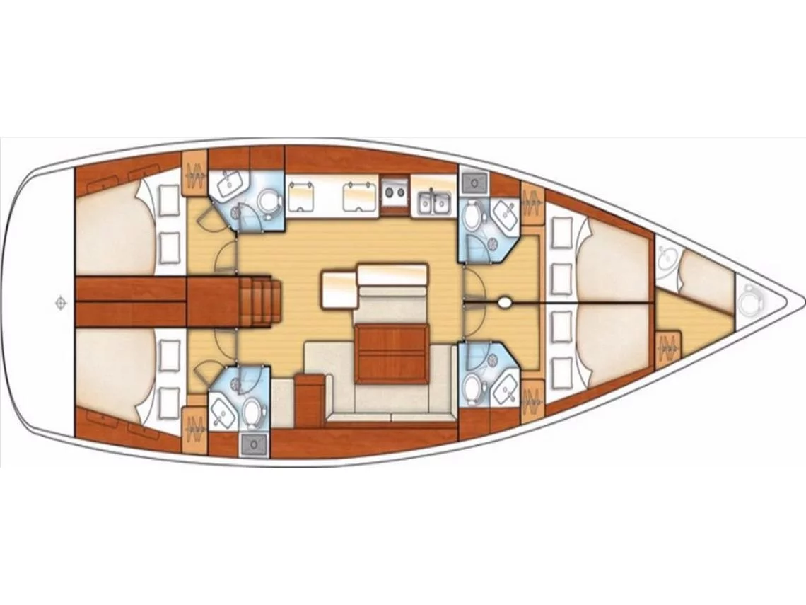 Oceanis 50 Family (Vanessa M) Plan image - 22