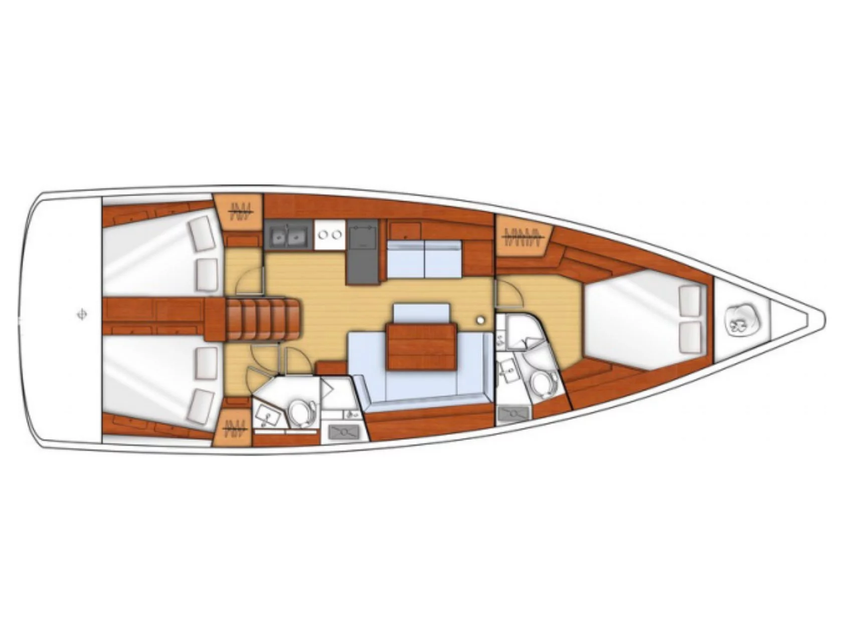 Oceanis 45 (Hande) Plan image - 11