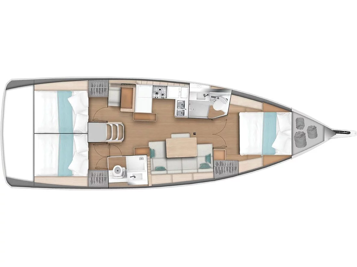 Sun Odyssey 440 (Celtic Breeze) Plan image - 8