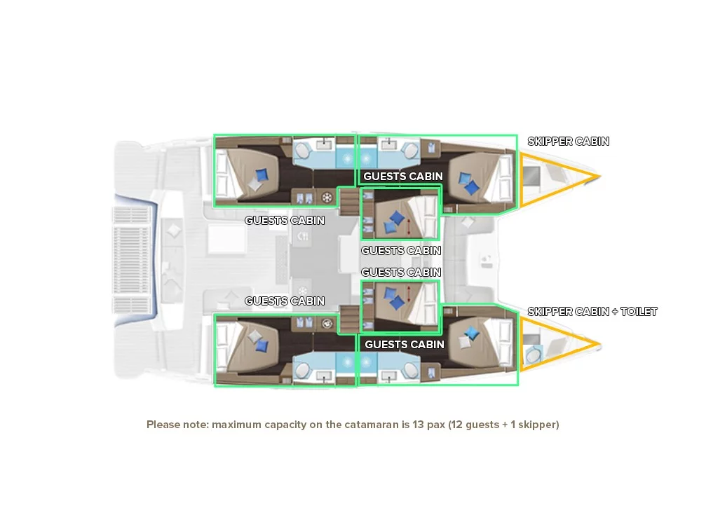 Lagoon 51 (LAVINA) Plan image - 30