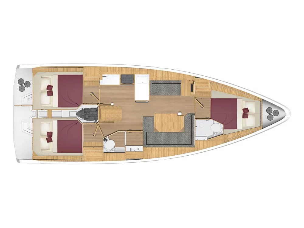 Bavaria C38 (Mala Hana) Plan image - 14