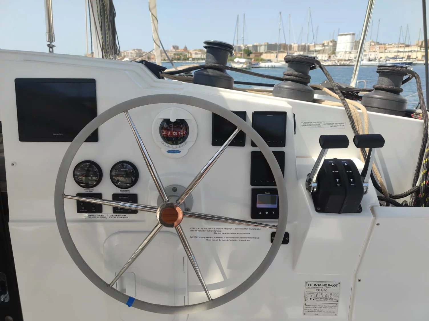 Fountaine Pajot Isla 40 (Wm-Ac in dinette-Gen-Sol.Pan) (Isla)  - 17