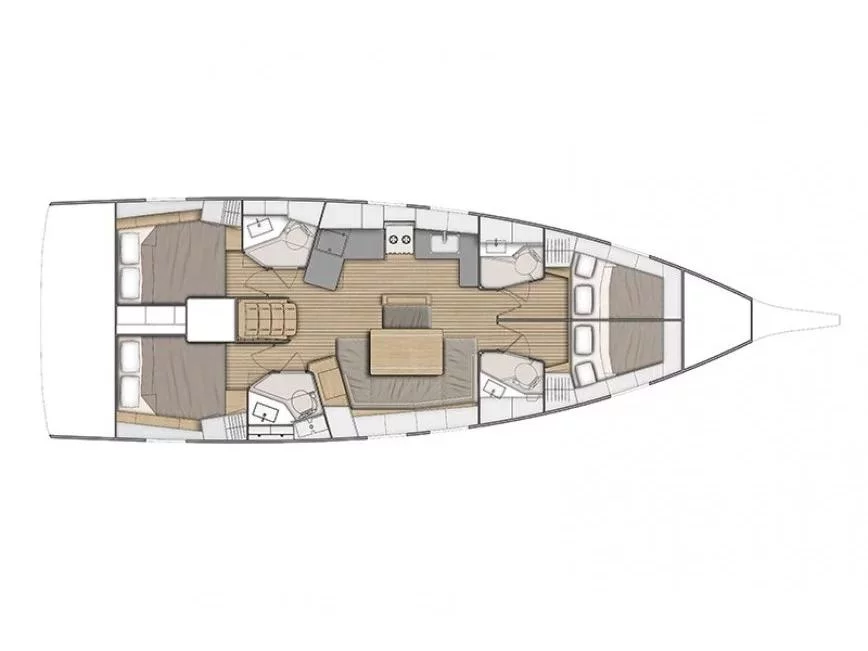 Oceanis 46.1 (Solon) Plan image - 9