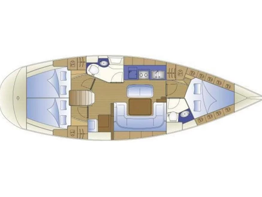 Bavaria 40 (Vlassis) Plan image - 3
