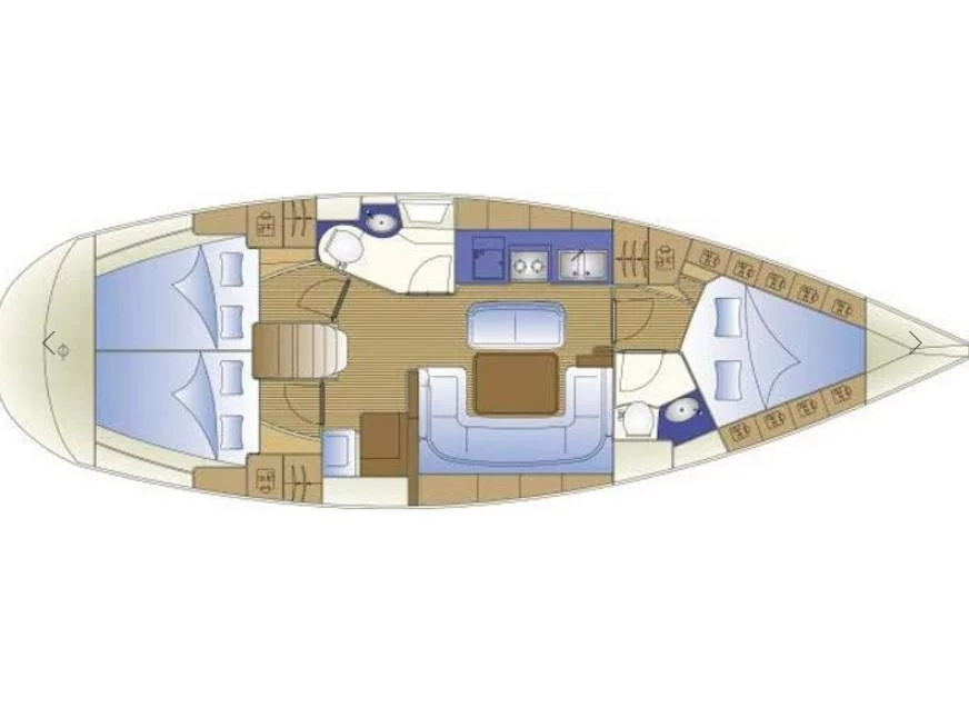 Bavaria 39 Cruiser (Orestis) Plan image - 1