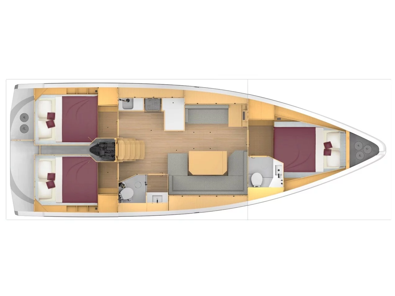 Bavaria C42 (LoLim) Plan image - 6