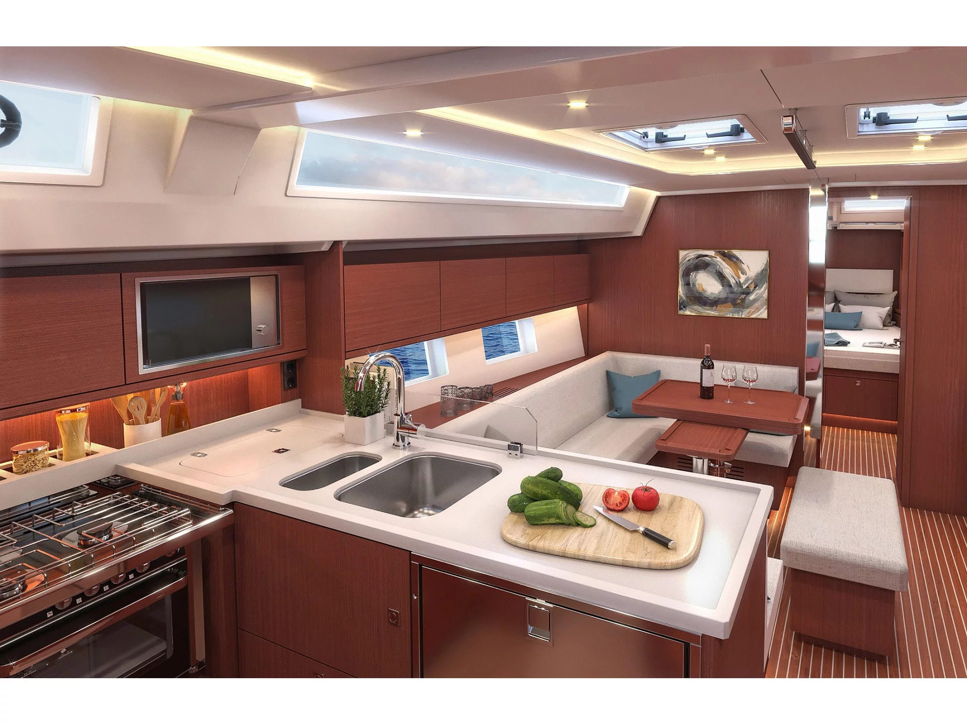 Bavaria C45 (5 cbs) (Super Puma) Interior image - 2