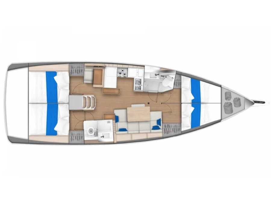 Photo #6 - Sun Odyssey 440 () en Marigot - 18135