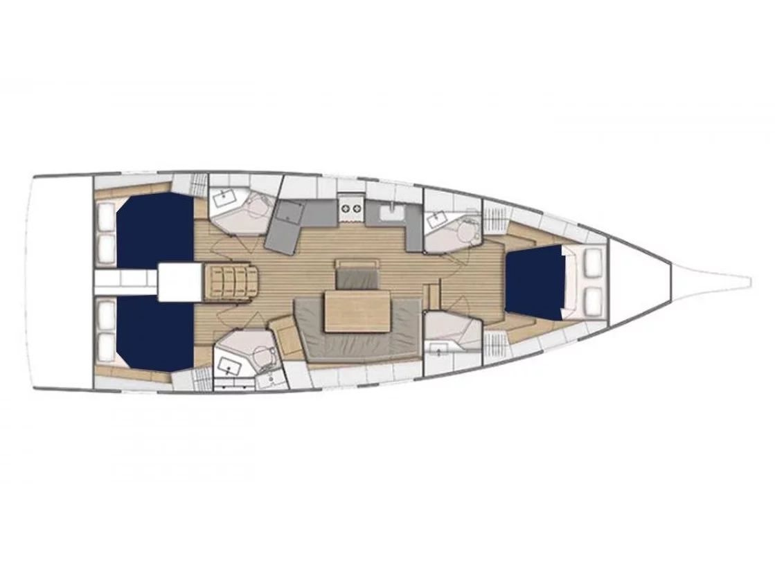Oceanis 46.1 () Plan image - 5