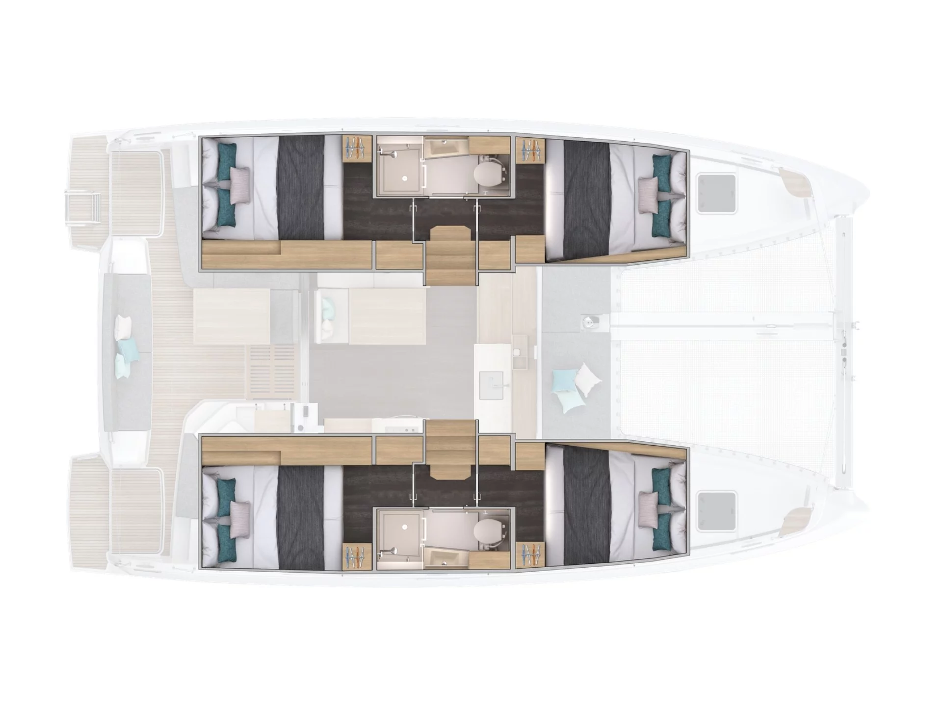 Lagoon 38 (JEDRO JADRANA) Plan image - 7