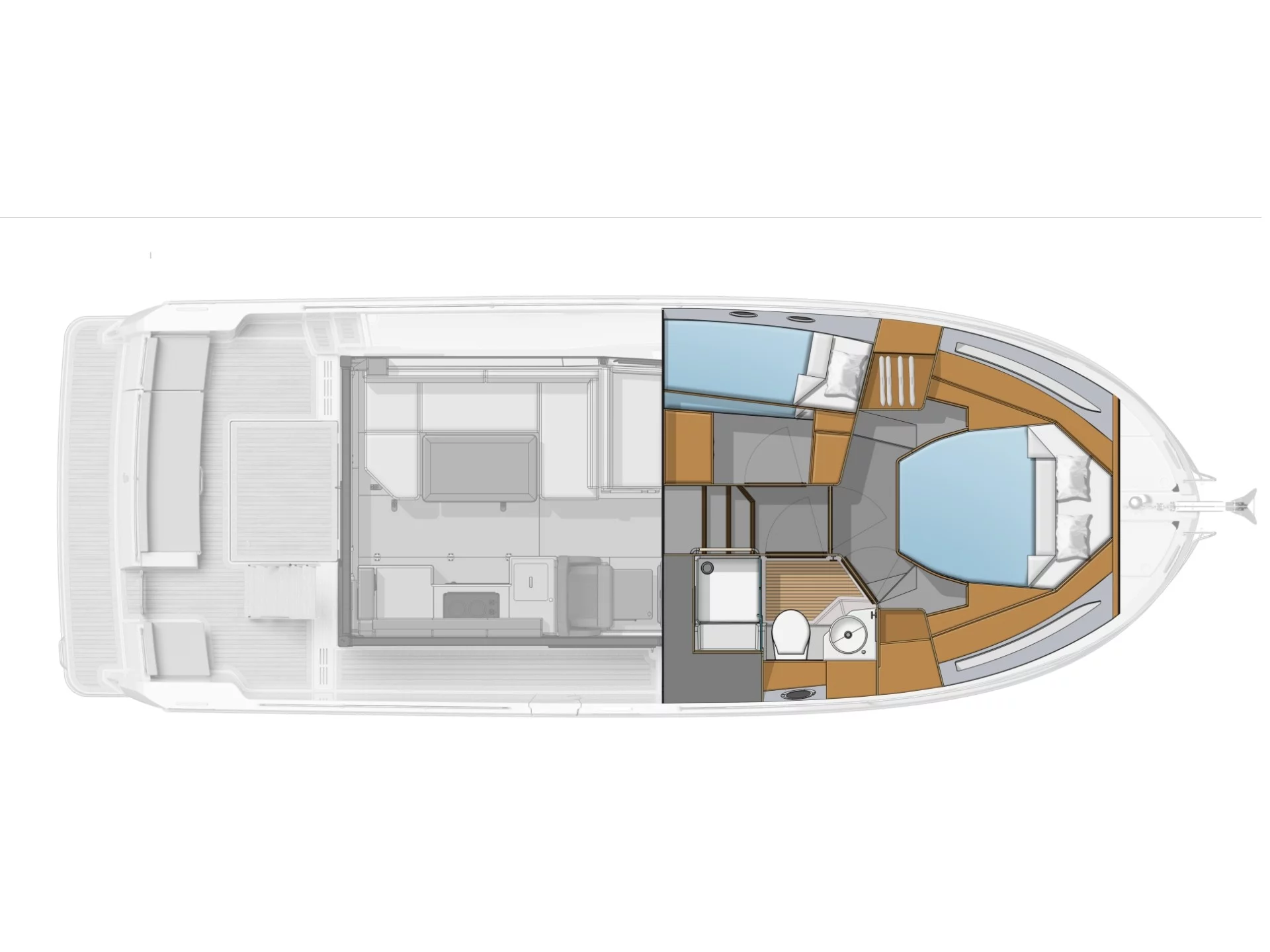 Swift Trawler 37 Fly (NAVA) Plan image - 3