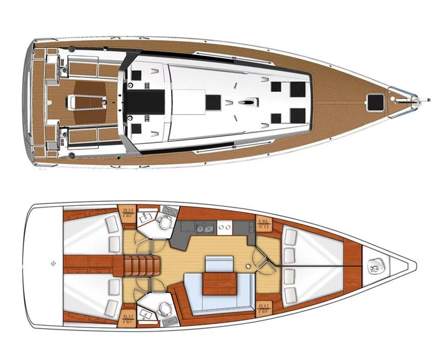 Oceanis 45 (Neška II) Plan image - 10