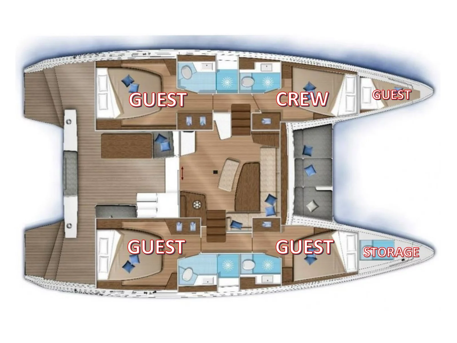 Lagoon 42 (AURA) Plan image - 1