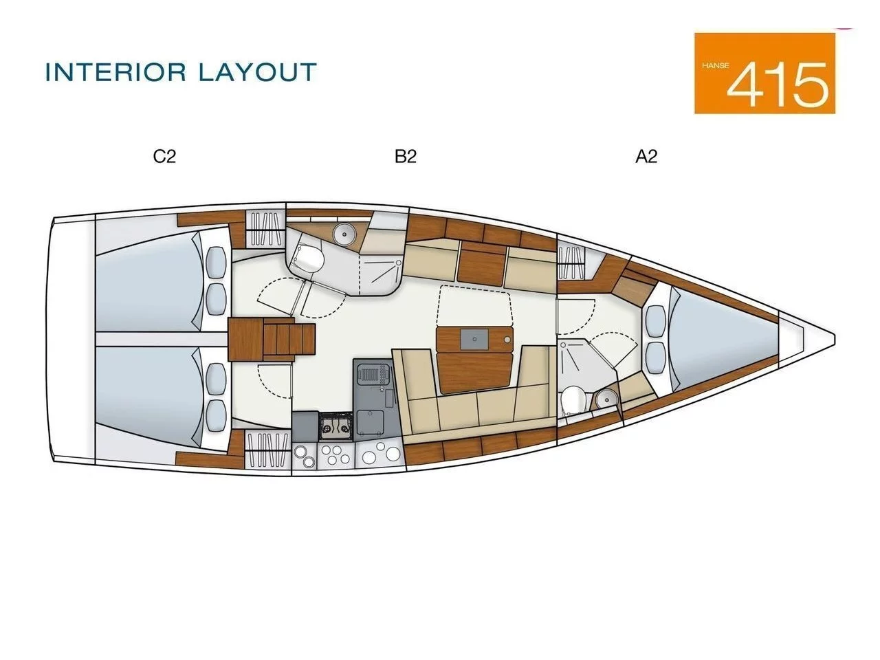Hanse 415 (Kraken) Plan image - 15