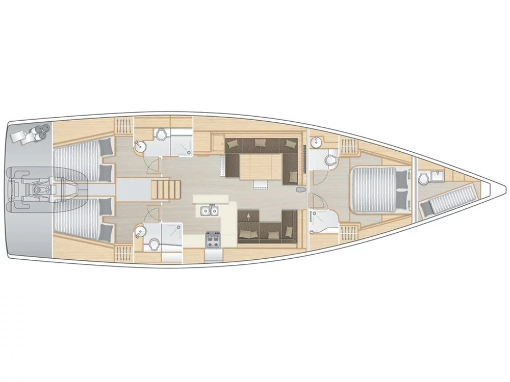 Hanse 588 (PRINCESS MELODY) Plan image - 27