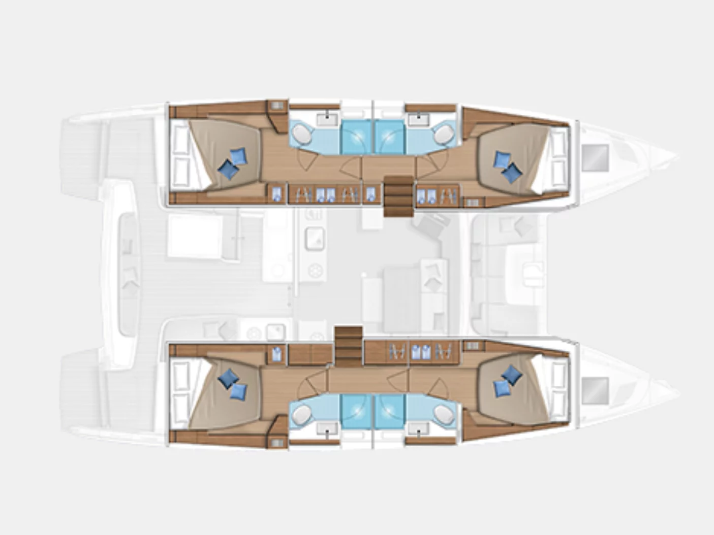 Lagoon 46 (Grand Blue) Plan image - 28