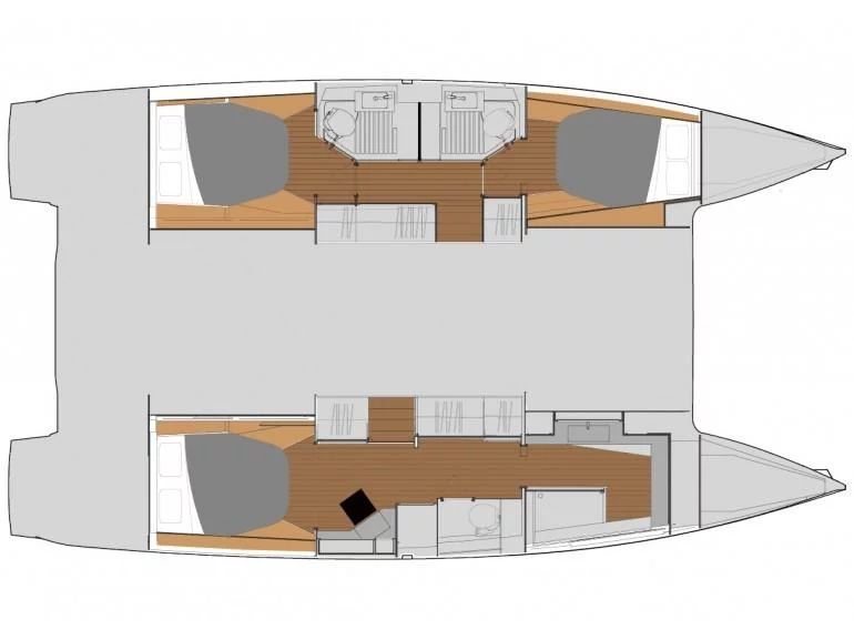 Fountaine Pajot Astrea 42 (Love A Fayre) Plan image - 10