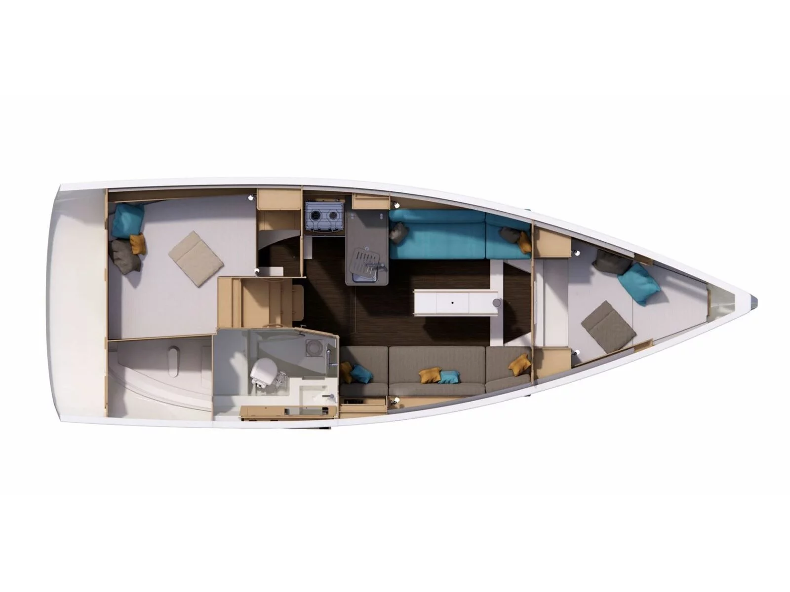 Dufour 32 (NEW 2024) Plan image - 3