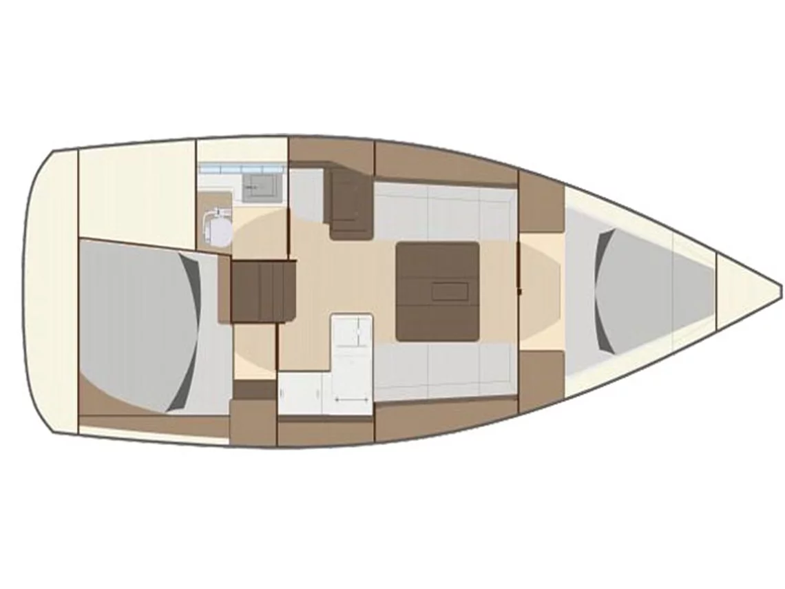 Dufour 335 Grand Large (Lemar) Plan image - 9