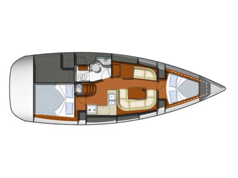 Sun Odyssey 36i (Sunny) Plan image - 2