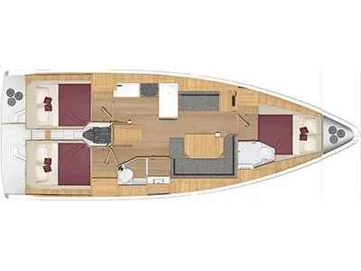 Bavaria C38 (SEA CLOUD) Plan image - 25