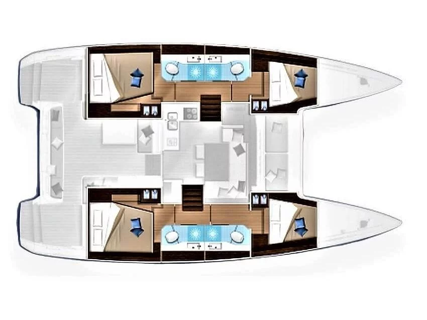 Lagoon 40 (Kat 40) Plan image - 9