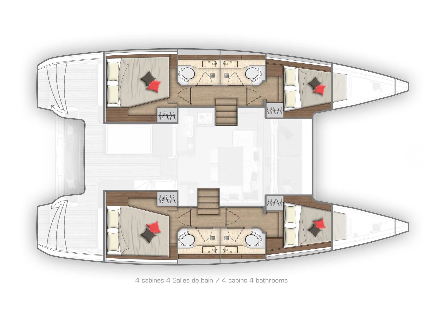 Lagoon 40 (Nemo) Plan image - 14