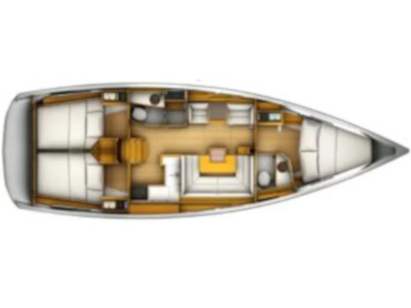 Sun Odyssey 419 (Comanegra) Plan image - 4