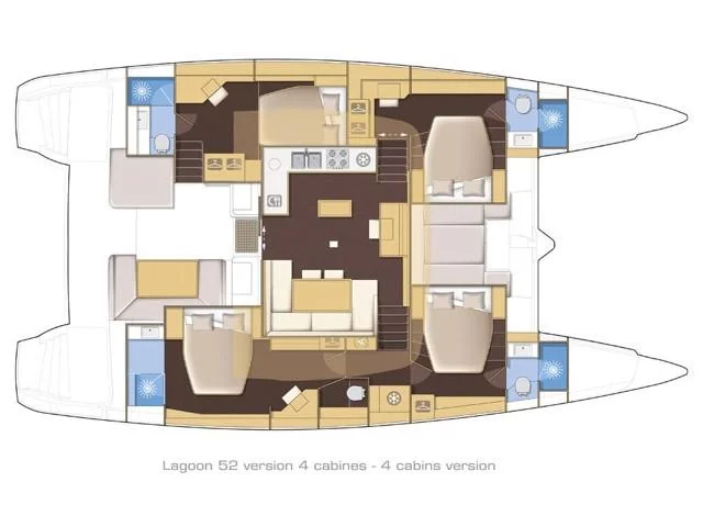 Lagoon 52-4 (JESSY) Plan image - 5