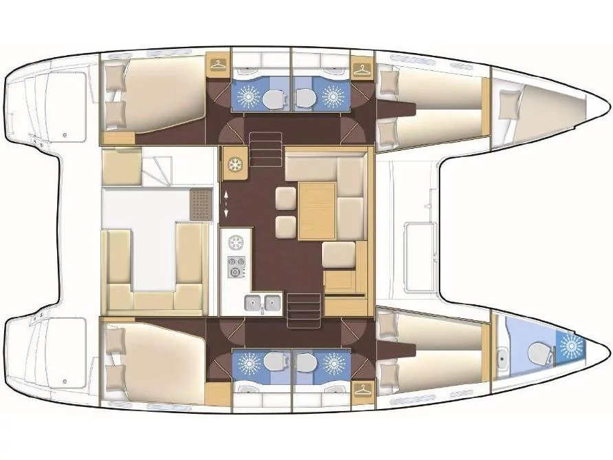 Lagoon 400 S2 (IRIS) Plan image - 13