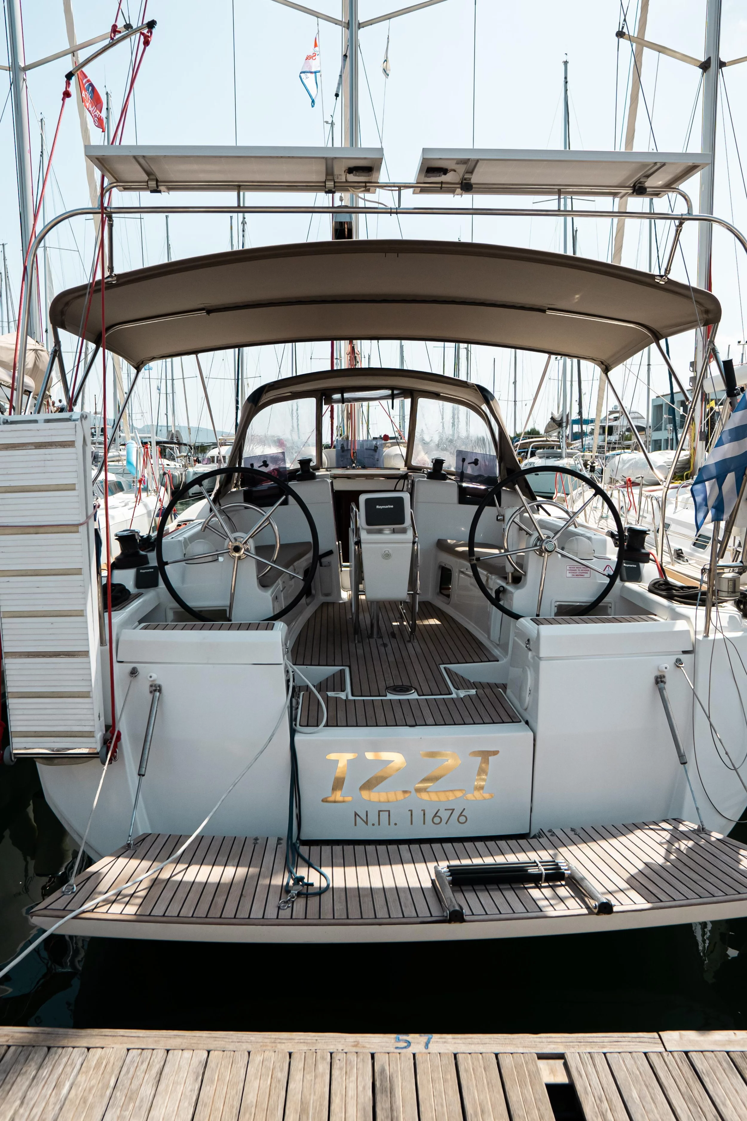 Sun Odyssey 419 (IZZI Boat location in LEFKAS MARINA, D-marin)  - 2
