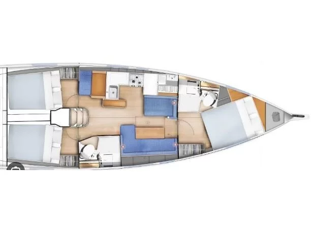 Sun Odyssey 410 (Garfish) Plan image - 12