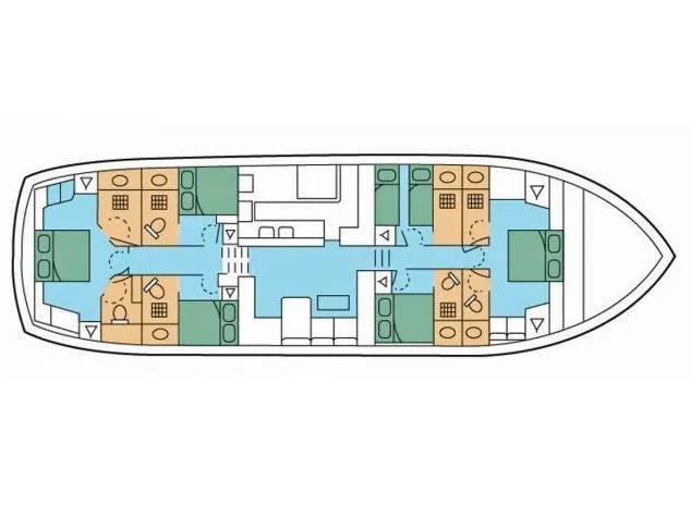 Gulet Beyaz Lale (Bevaz Lale) Plan image - 24