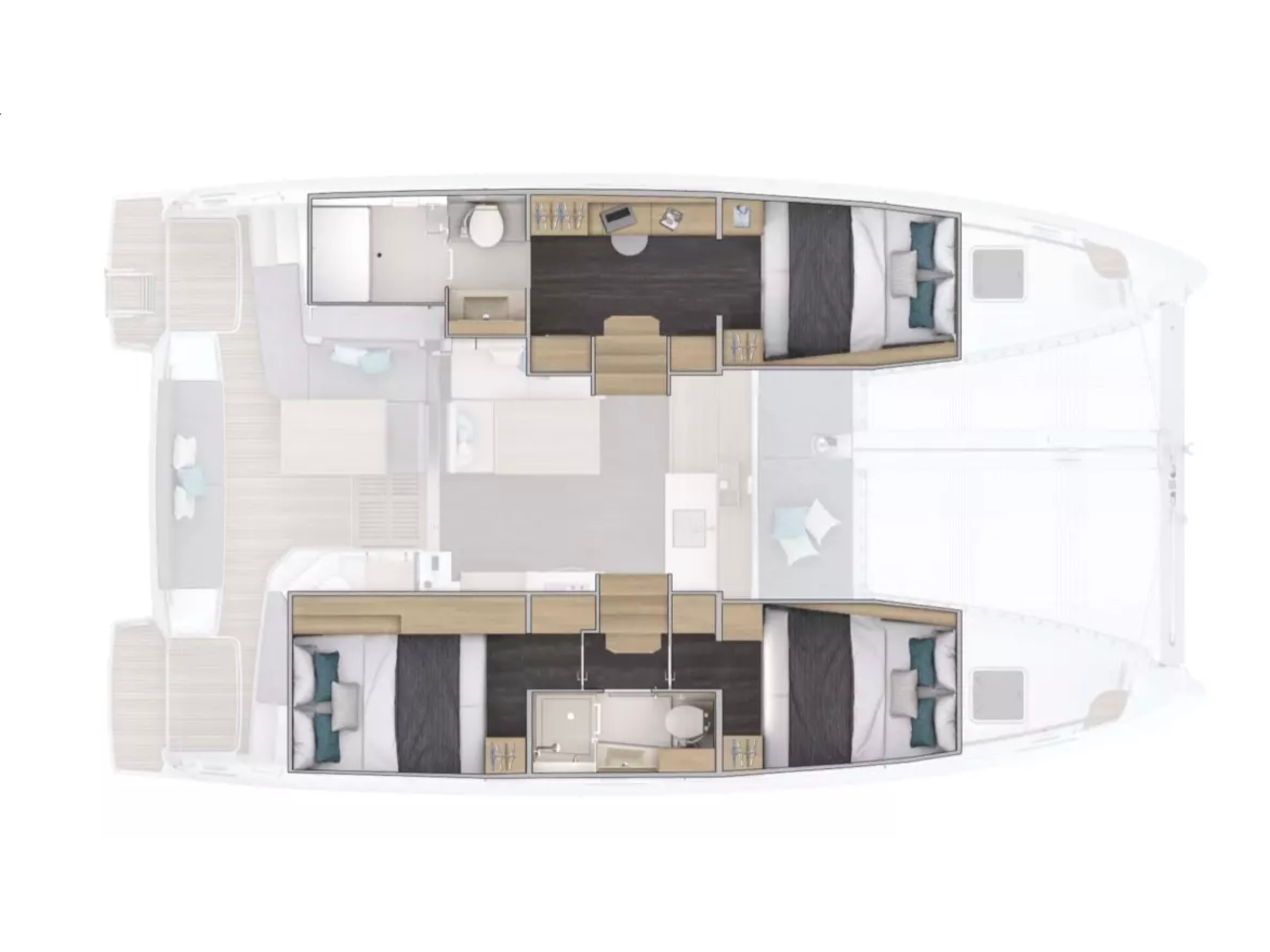 Lagoon 38 - 3cab — photo 2