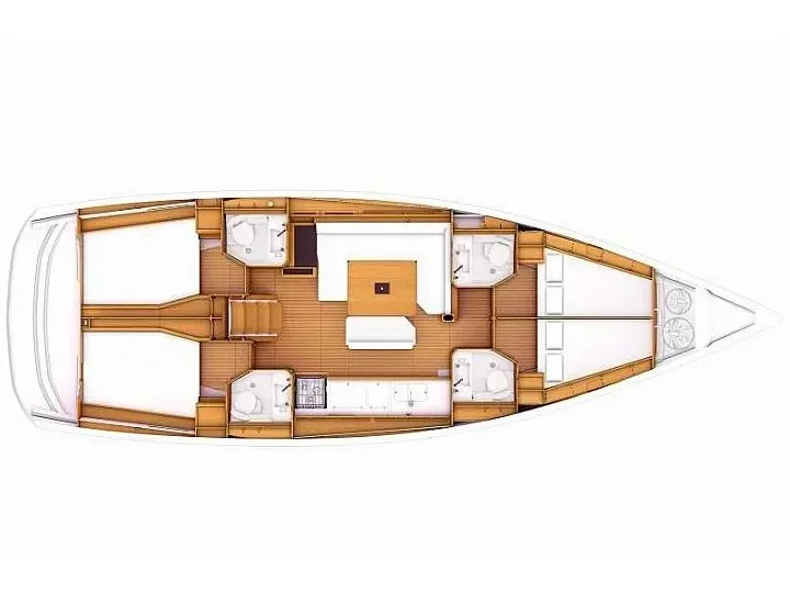 Jeanneau 469 (Haidi) Plan image - 3