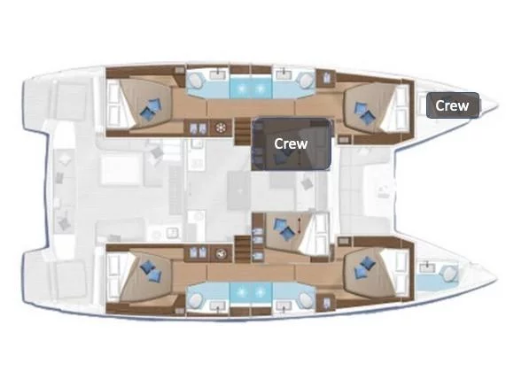 Lagoon 51 (NORTH STAR) Plan image - 1