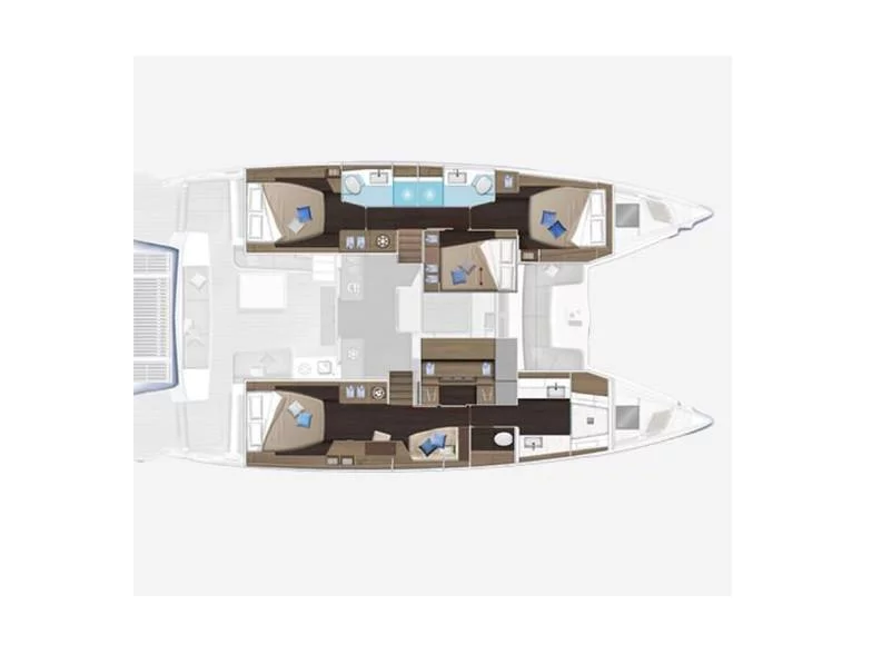 Lagoon 51 - owner version (SERENDIPITY) Plan image - 45